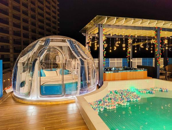 8 &nbsp;&nbsp;5泡泡屋/3spa池/碳烤/8房11床爬山主题【34-701】